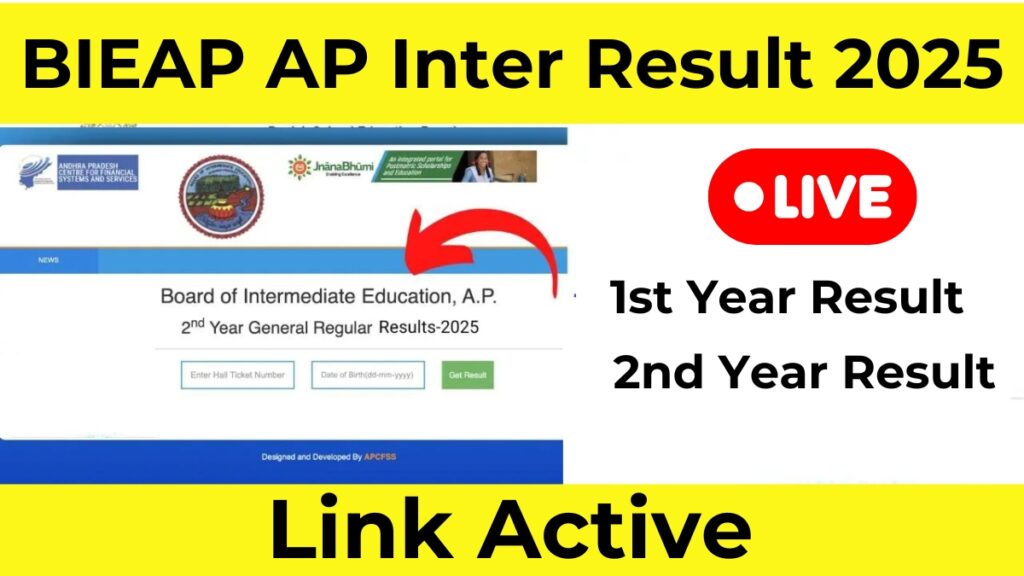 BIEAP AP Inter Result 2025